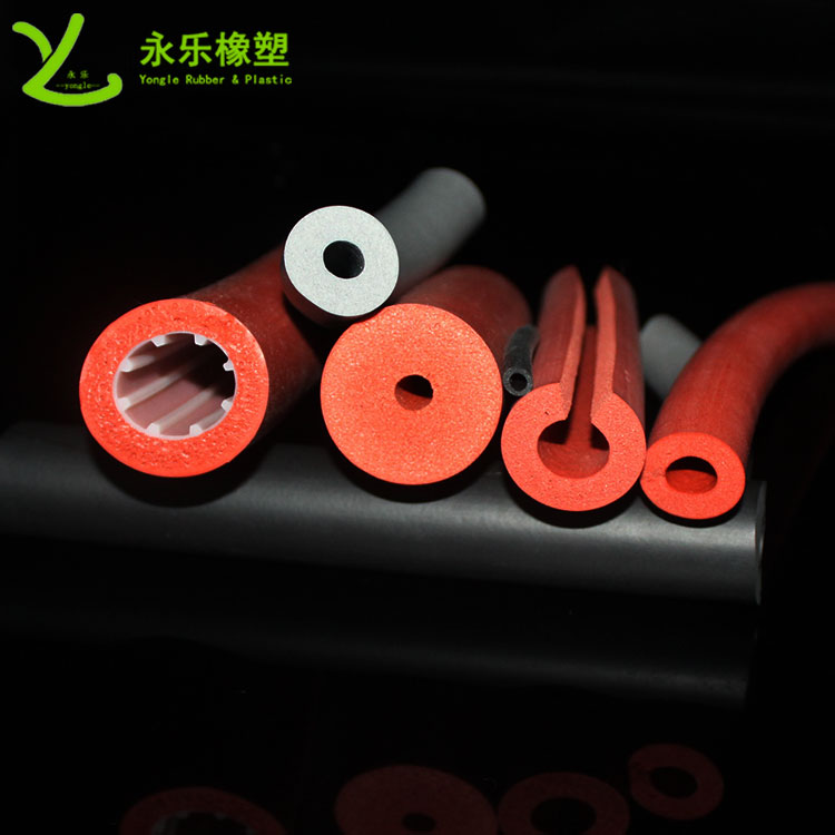 發(fā)泡硅膠管，擠出發(fā)泡硅膠管，耐高溫發(fā)泡硅膠管