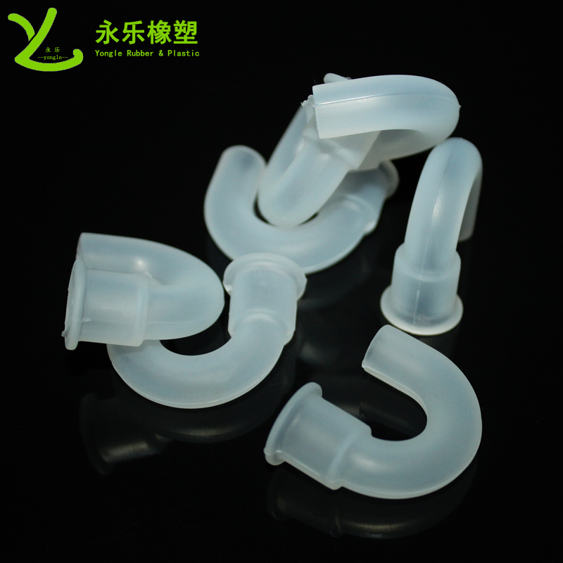 醫用硅膠彎管，模壓硅膠彎管，血氧儀硅膠彎管