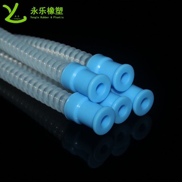 呼吸機硅膠波紋管，醫用硅膠波紋管，無(wú)氣味硅膠波紋管