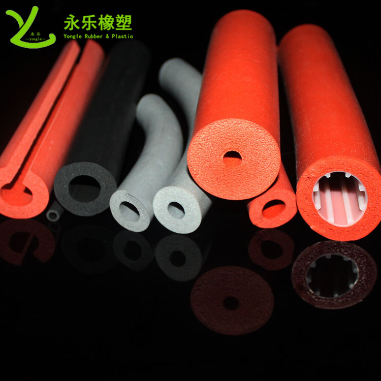 發(fā)泡硅膠管，擠出發(fā)泡硅膠管，耐高溫發(fā)泡硅膠管