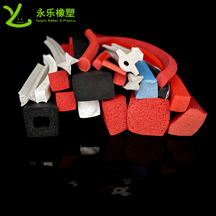 擠出發(fā)泡硅膠條，防水發(fā)泡硅膠條，耐高溫發(fā)泡硅膠條