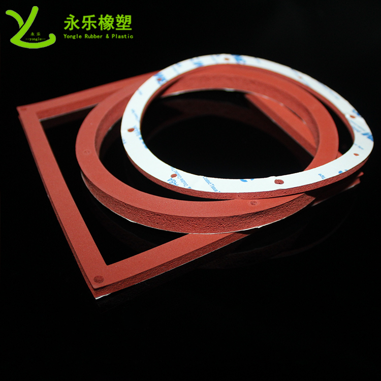 定制模壓發(fā)泡硅膠墊，無(wú)氣味模壓發(fā)泡硅膠墊，耐高溫模壓發(fā)泡硅膠墊